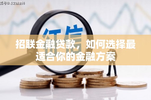 三地门招联金融贷款，如何选择最适合你的金融方案