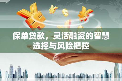 三地门保单贷款，灵活融资的智慧选择与风险把控