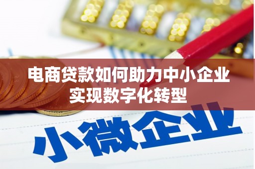 三地门电商贷款如何助力中小企业实现数字化转型