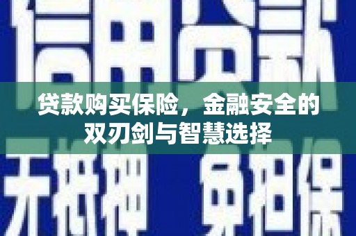 三地门贷款购买保险，金融安全的双刃剑与智慧选择