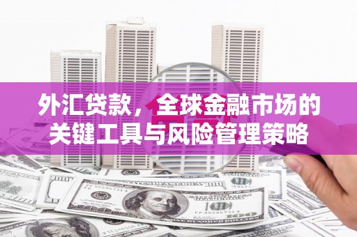 三地门外汇贷款，全球金融市场的关键工具与风险管理策略