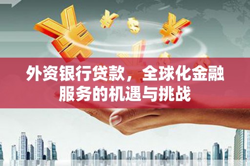 三地门外资银行贷款，全球化金融服务的机遇与挑战