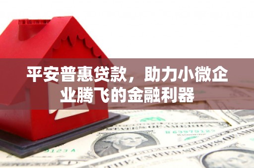 三地门平安普惠贷款，助力小微企业腾飞的金融利器