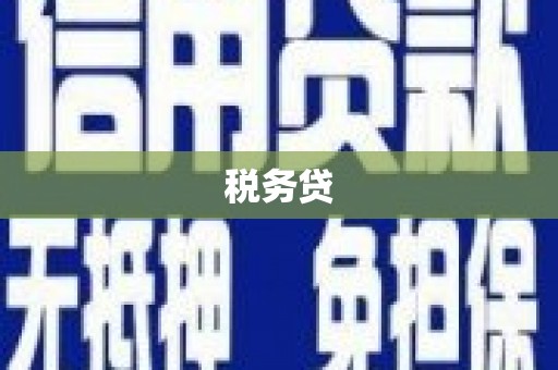 三地门税务贷