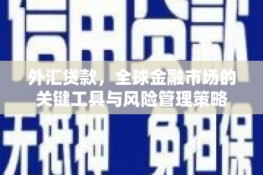 三地门外汇贷款，全球金融市场的关键工具与风险管理策略